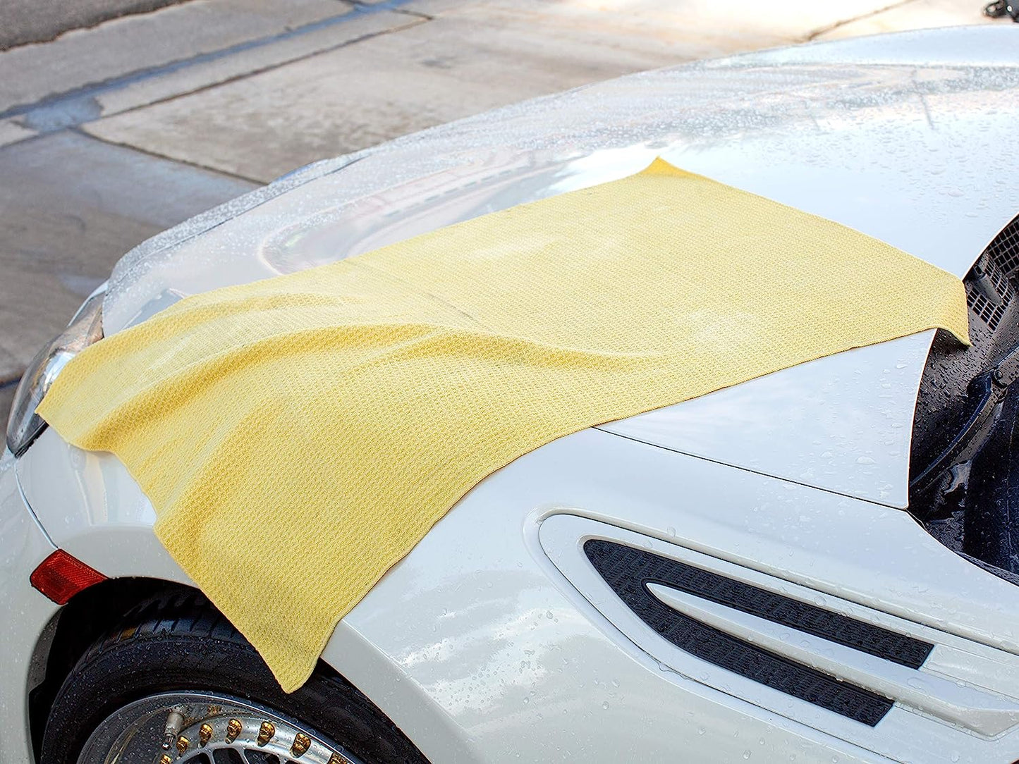 Meguiar's X2000 Water Magnet Microfiber Drying Towel, 1 Pack , Yellow , 22" x 30