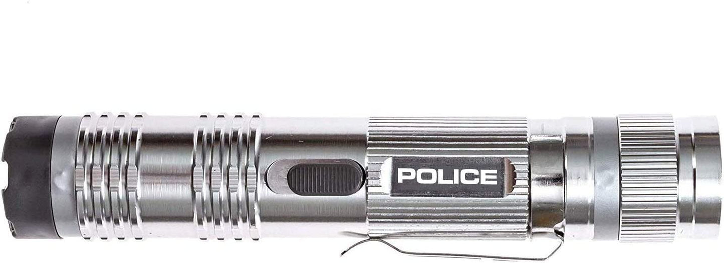 Aluminum Series 59 Billion Rechargeable with LED Tactical Flashlight, Silver
