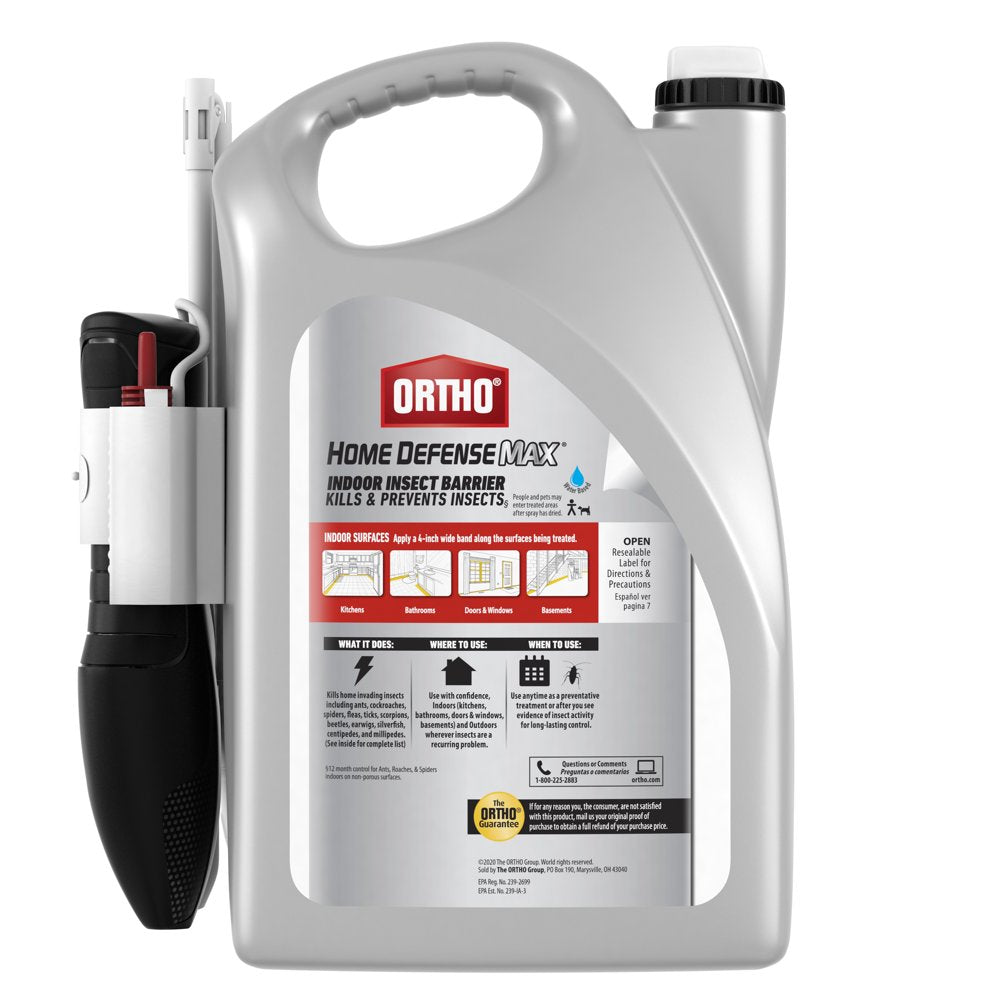 Ortho Home Defense Max Indoor Insect Barrier with Extended Wand, 1 Gal.