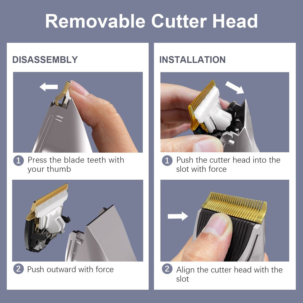 Hair Clippers for Men, Cordless Barber Grooming Set Professional Hair Cutting Kit,Rechargeable Home Haircut
