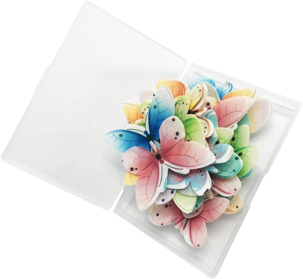 Set of 30 Edible Butterfly Cupcake Toppers