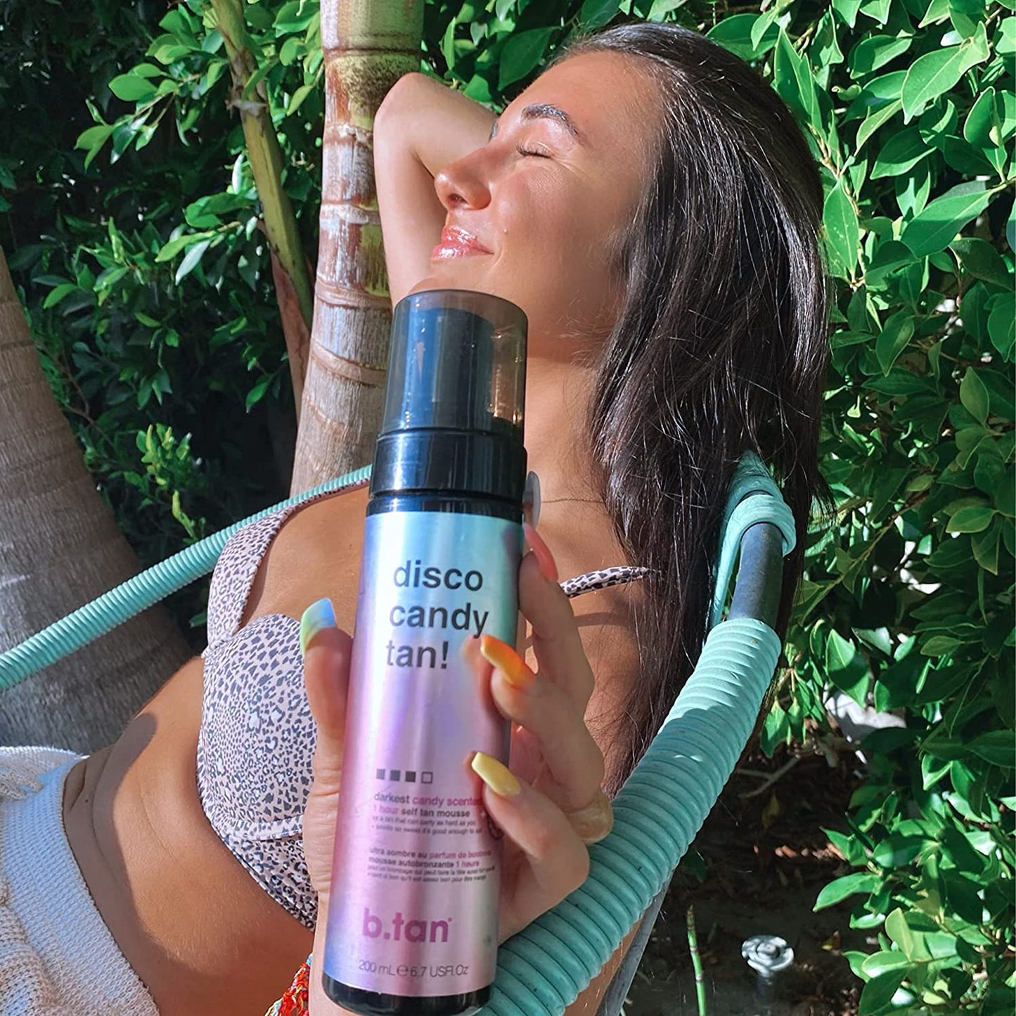 Disco Candy Tan - Candy Scented Party Proof Self Tanner for Fast, Dark Tan, 6.7 fl oz