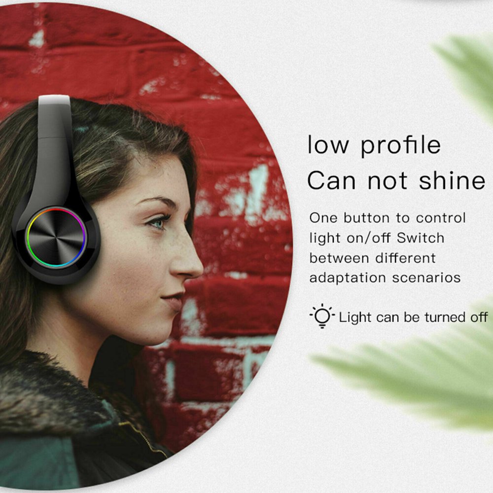 Rechargeable Wireless Headphones, Super Bass Bluetooth Foldable