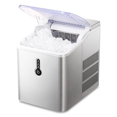 26LB Countertop Ice Maker Machine with Ice Scoop & Basket