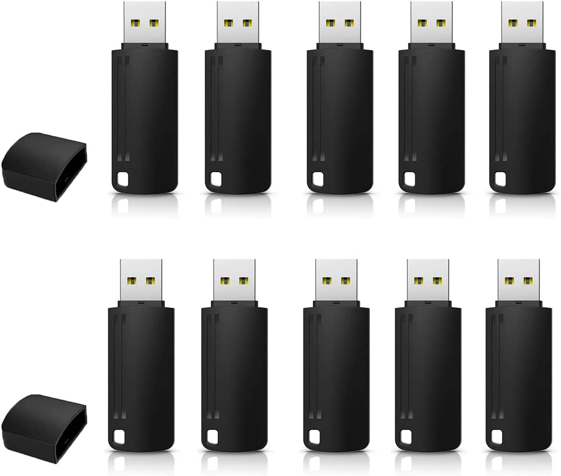 64GB USB Flash Drive 10 Pack Thumb Drive Flash Drive 64 GB USB Stick Jump Drive USB 2.0 Thumb Drives Pen Drive