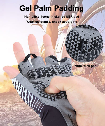 Half Finger MTB Gloves Bike Gloves for Men Cycling Mountain Bike Accessories,  for Men & Women