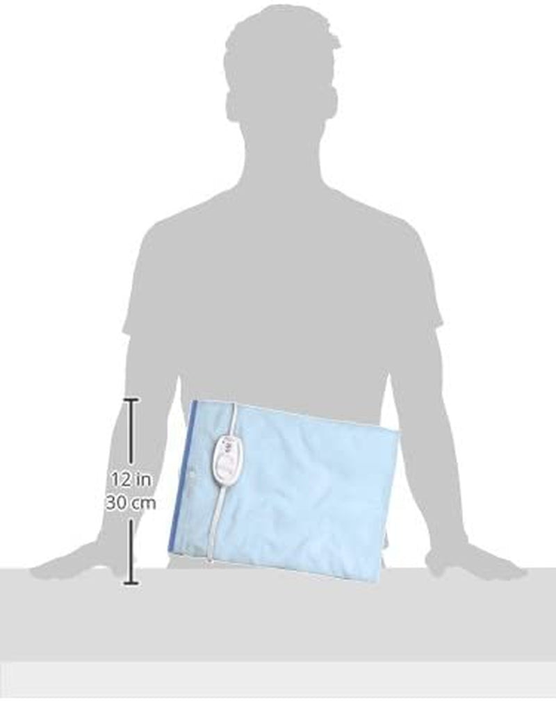 Sunbeam Heating Pad for Back, Neck, and Shoulder Pain Relief with Sponge for Moist Heating Option