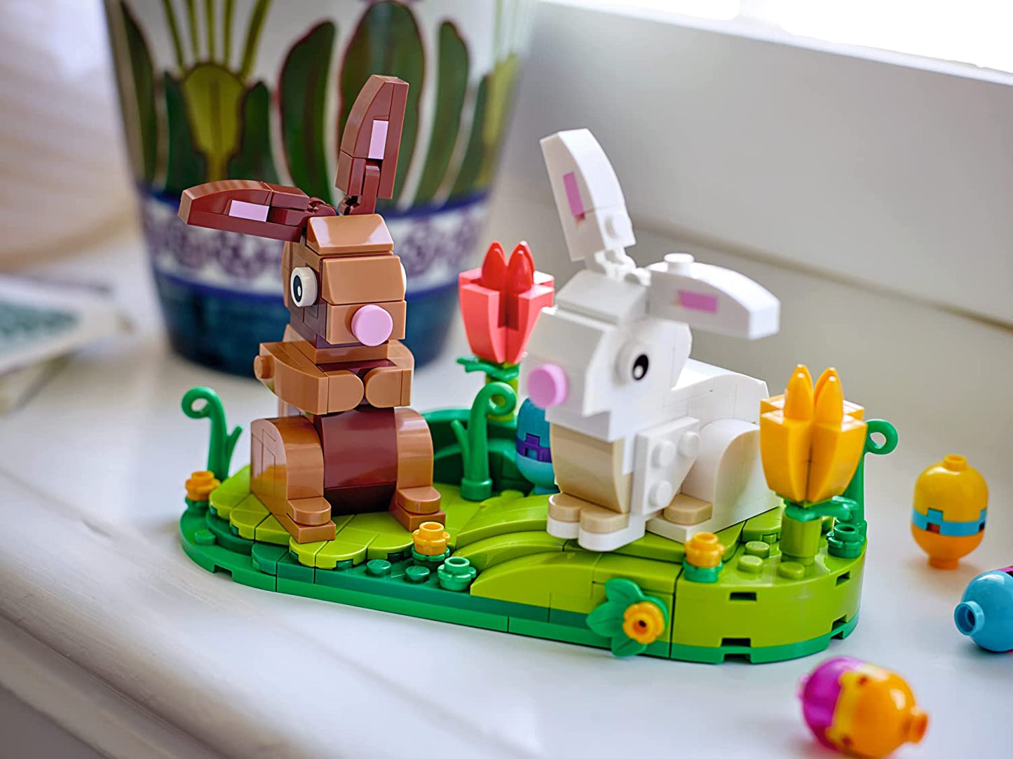 LEGO Easter Rabbits Display
