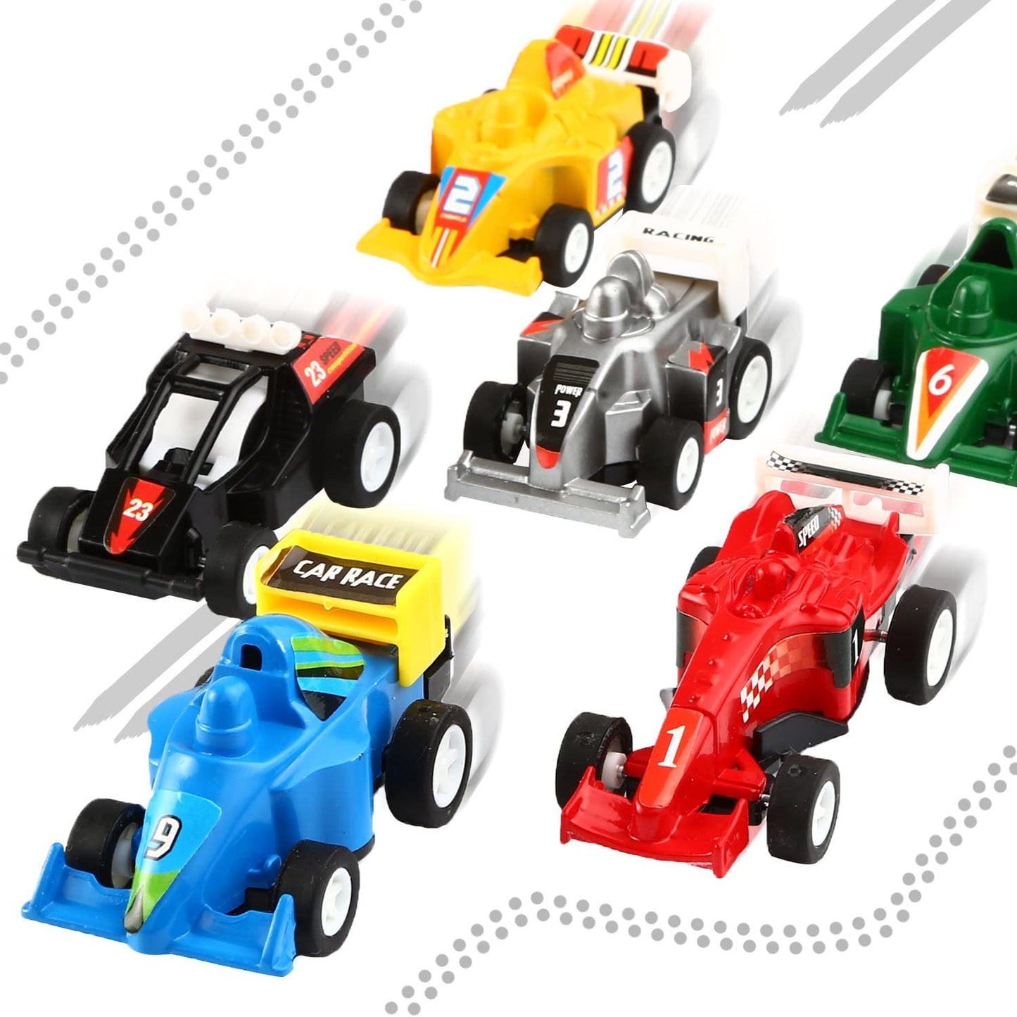 Yeonha Toys Pull Back Vehicles, 12 Pack Mini Assorted Construction Vehicles & Race Car Toy, Vehicles Truck Mini Car Toy for Kids Toddlers Boys Child, Pull Back & Go Car Toy Play Set