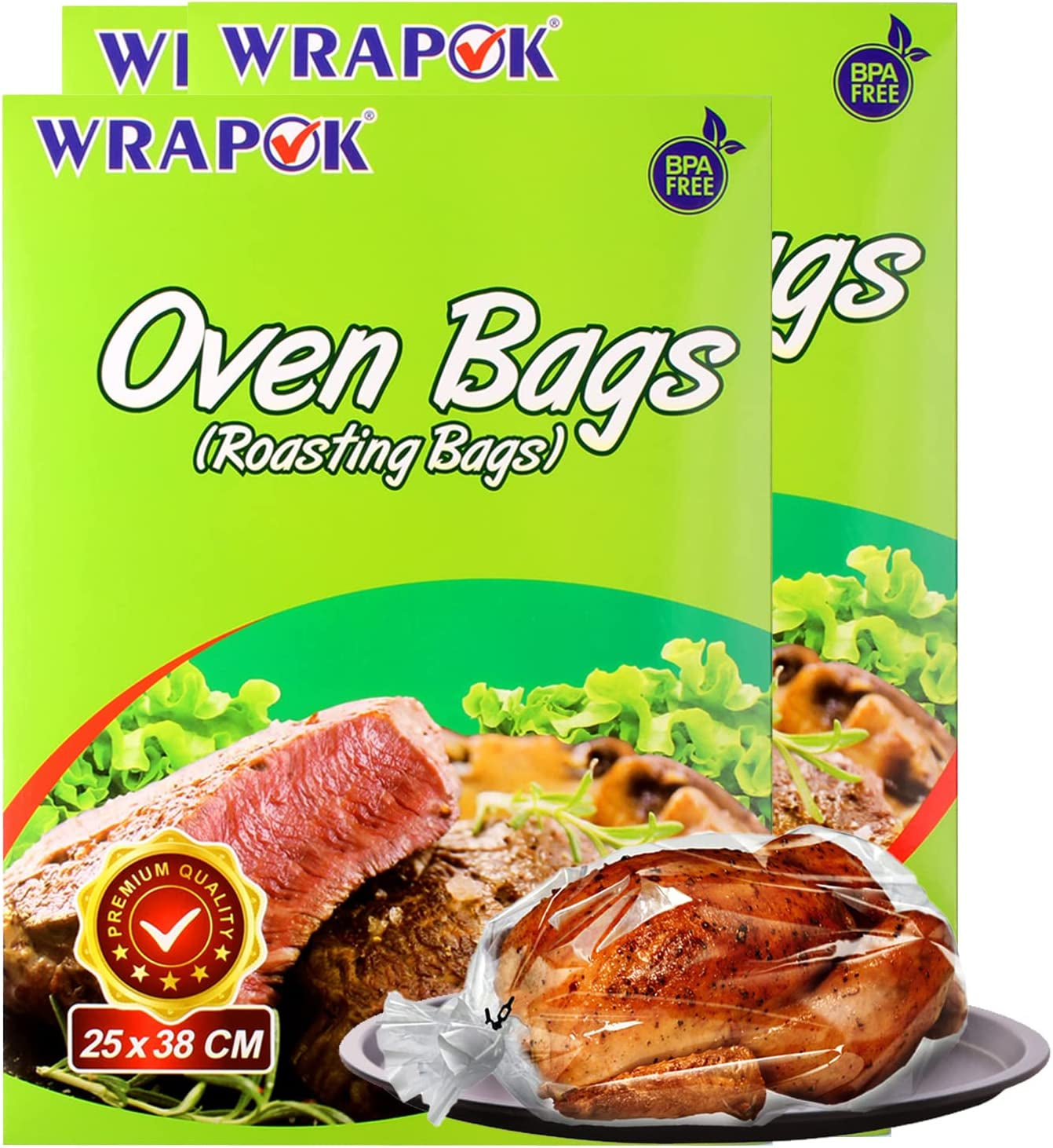 Oven Cooking Bags Medium Size Roasting Baking Bag for Meats Ham Ribs Poultry Seafood
