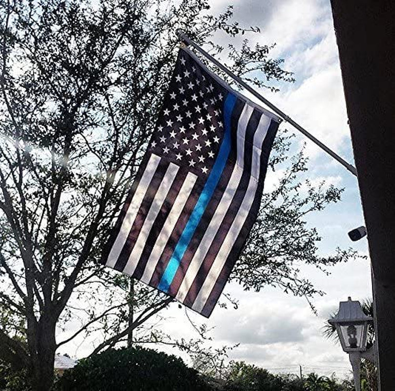 Thin Blue Line American Flag - 3 by 5 Foot