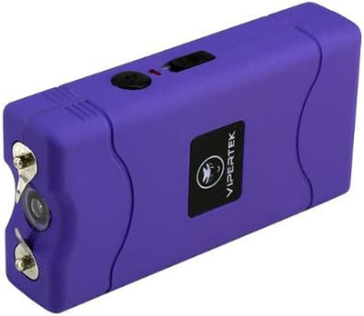 30 Billion Mini Stun Gun - Rechargeable with LED Flashlight, Purple