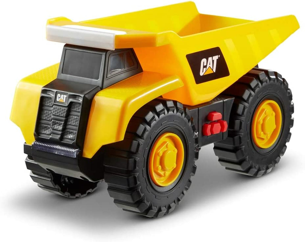 Cat Construction Tough Machines Toy Dump Truck with Lights & Sounds, Yellow