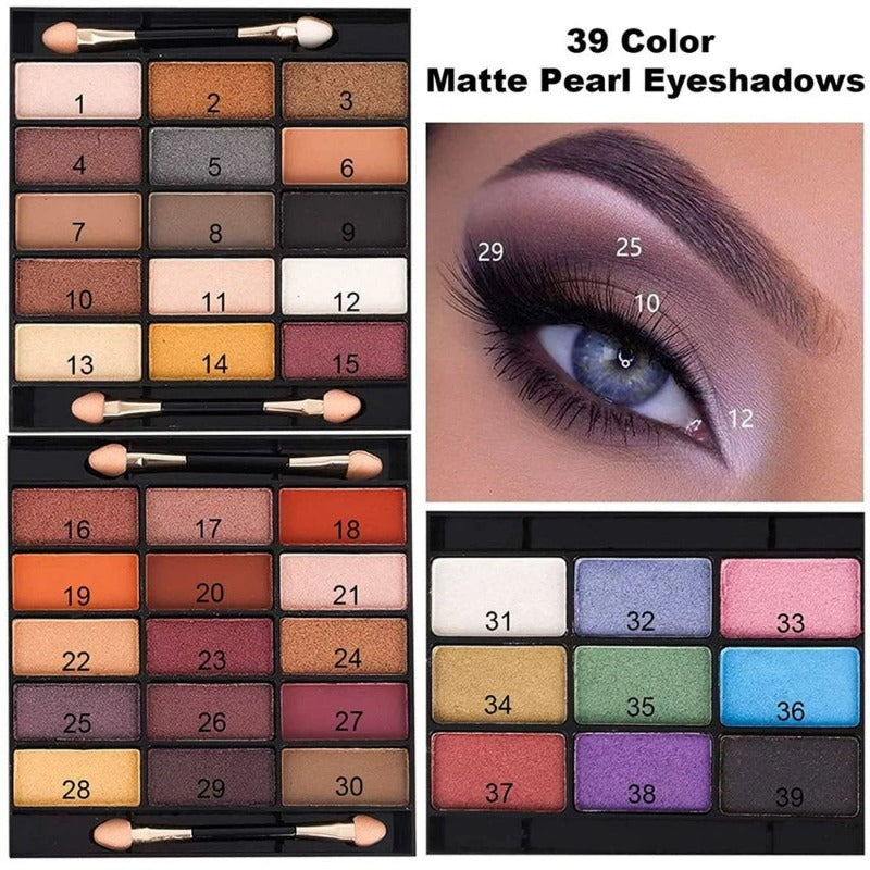 58 Piece Professional Makeup Kit