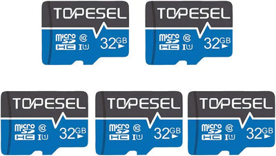 32GB Micro SD Card 5 Pack Memory Cards Micro SDHC UHS-I TF Card Class 10 for Camera/Drone/Dash Cam(5 Pack U1 32GB)