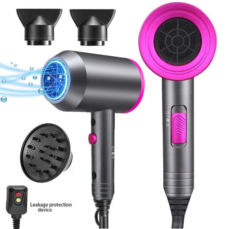 1800W Powerful, Fast Hairdryer Blow Dryer,Ac Motor Heat Hot and Cold Wind Constant Temperature Hair Care without Damaging Hair