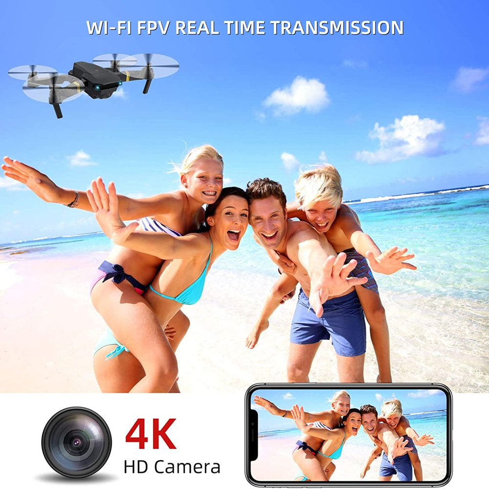 Aerial RC Drone Professional HD 1080P 90° Adjustable Camera Folding Wifi 360 Degree