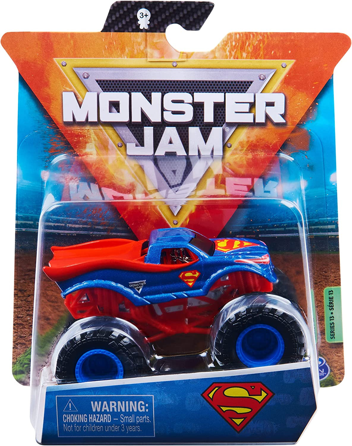Monster Jam, Official Joker Monster Truck, Die-Cast Vehicle, Heroes and Villains Trucks Series, 1:64 Scale