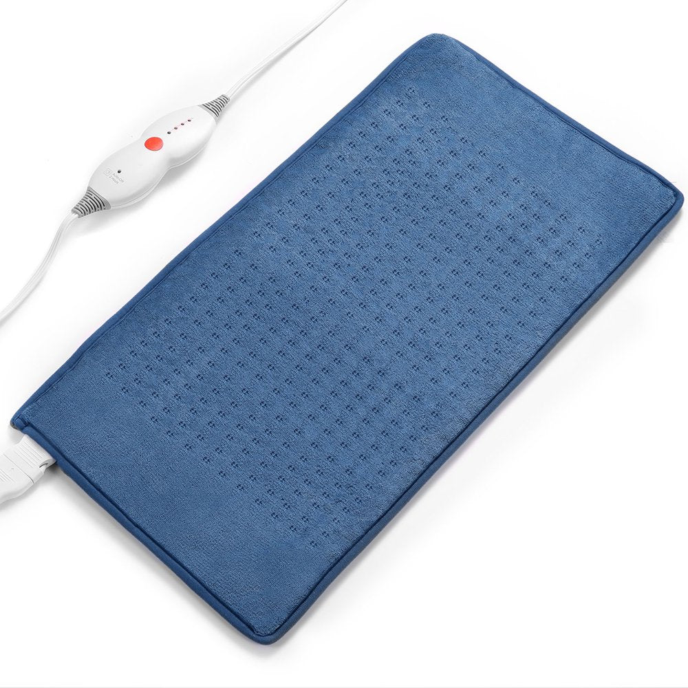Large Heating Pad 12''X24'' with 4 Heat Settings, Auto Shut-Off