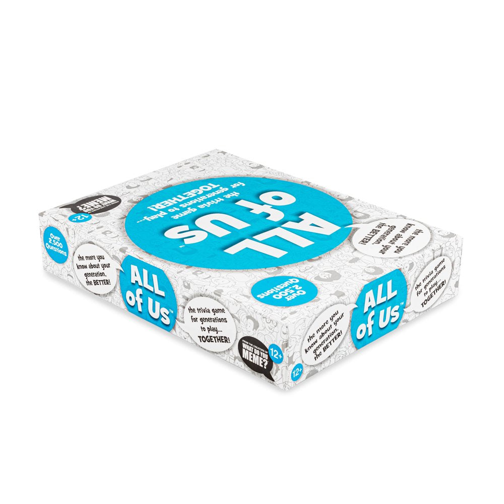 All of Us - the Family Trivia Game for All Generations - Gen Z, Gen Y, Gen X & Baby Boomers - Card Game by What Do You Meme?