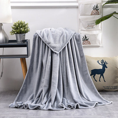 Super Soft Warm Solid Warm Micro Plush Fleece Blanket Throw Rug Sofa Bedding on Clearance