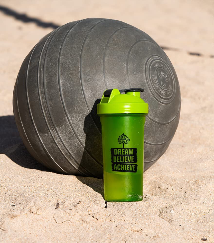 2 PACK Protein Shaker Bottles for Protein Mixes - 24 OZ - Dishwasher Safe Shaker Cups