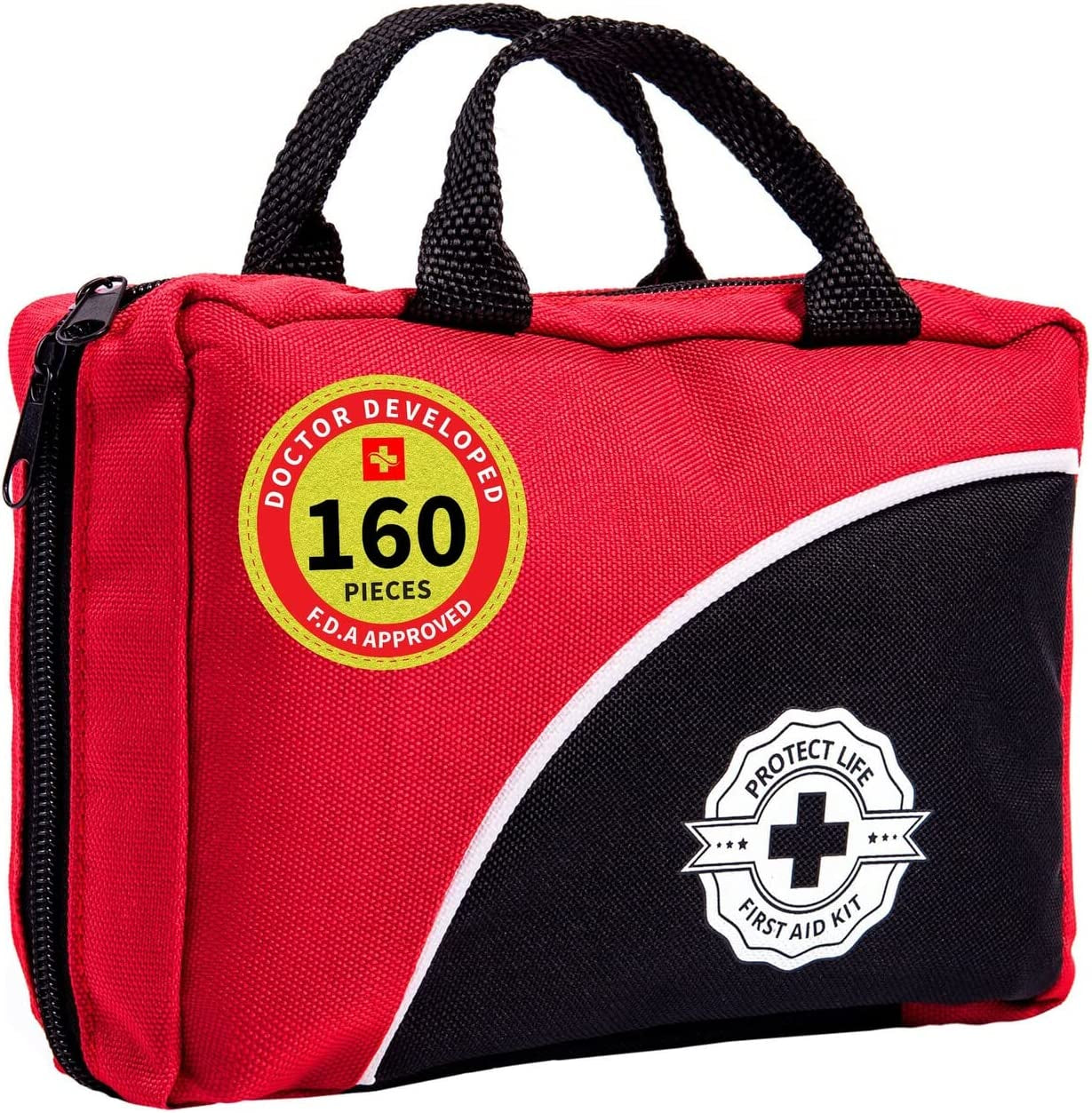 First Aid Kit for Home/Businesses - Emergency Kit/Travel First Aid Kit for Car. Small, Mini First Aid Kit Bag Survival/Medical kit. Hiking First aid kit Camping/Backpacking med kit