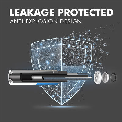 200-Count Premium Alkaline Battery - AA and AAA Combo Pack Batteries, 100-Count Each, 10-Year Shelf Life, Recloseable Packaging