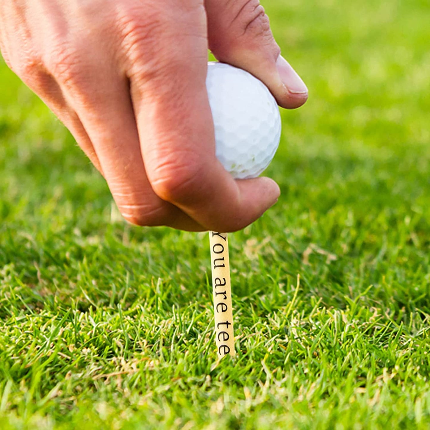 Father‘s Day Gifts - Best Dad by Par - You Are Tee-Rific, 3-1/4 Inch Wood Golf Tees