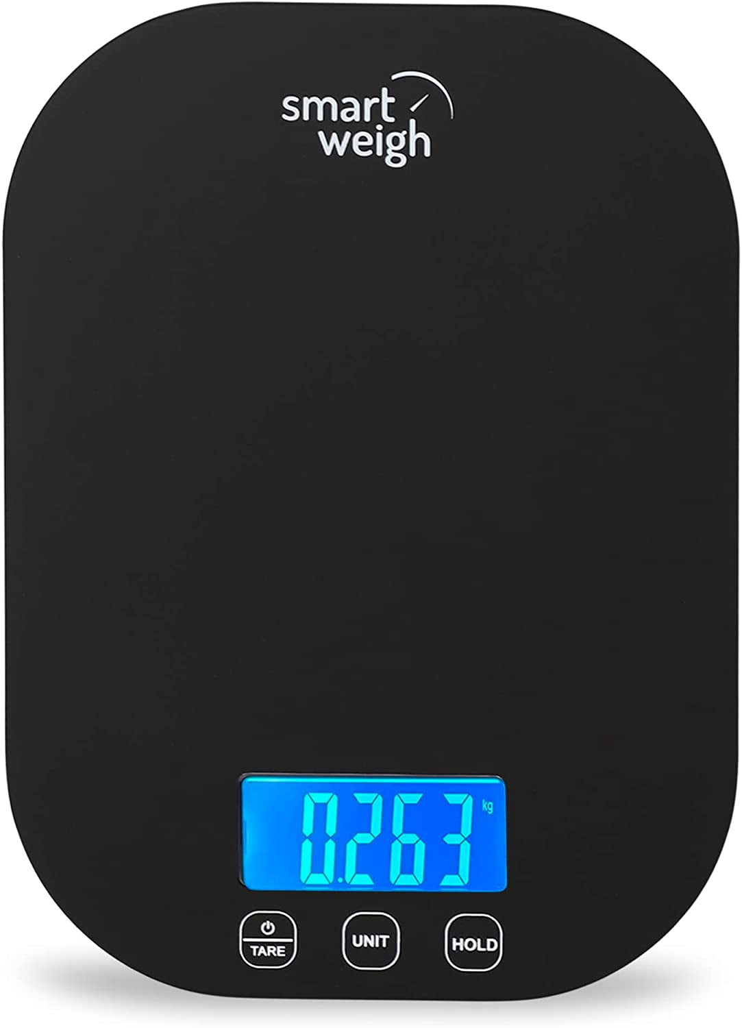 Smart Weigh 11 lb. Digital Kitchen Food Scale, Mechanical Accurate Weight Scale with 5-Unit Modes, Grams and Ounces for Weight Loss,Weighing Ingredients, Dieting, Keto Cooking , Meal Prep and Baking