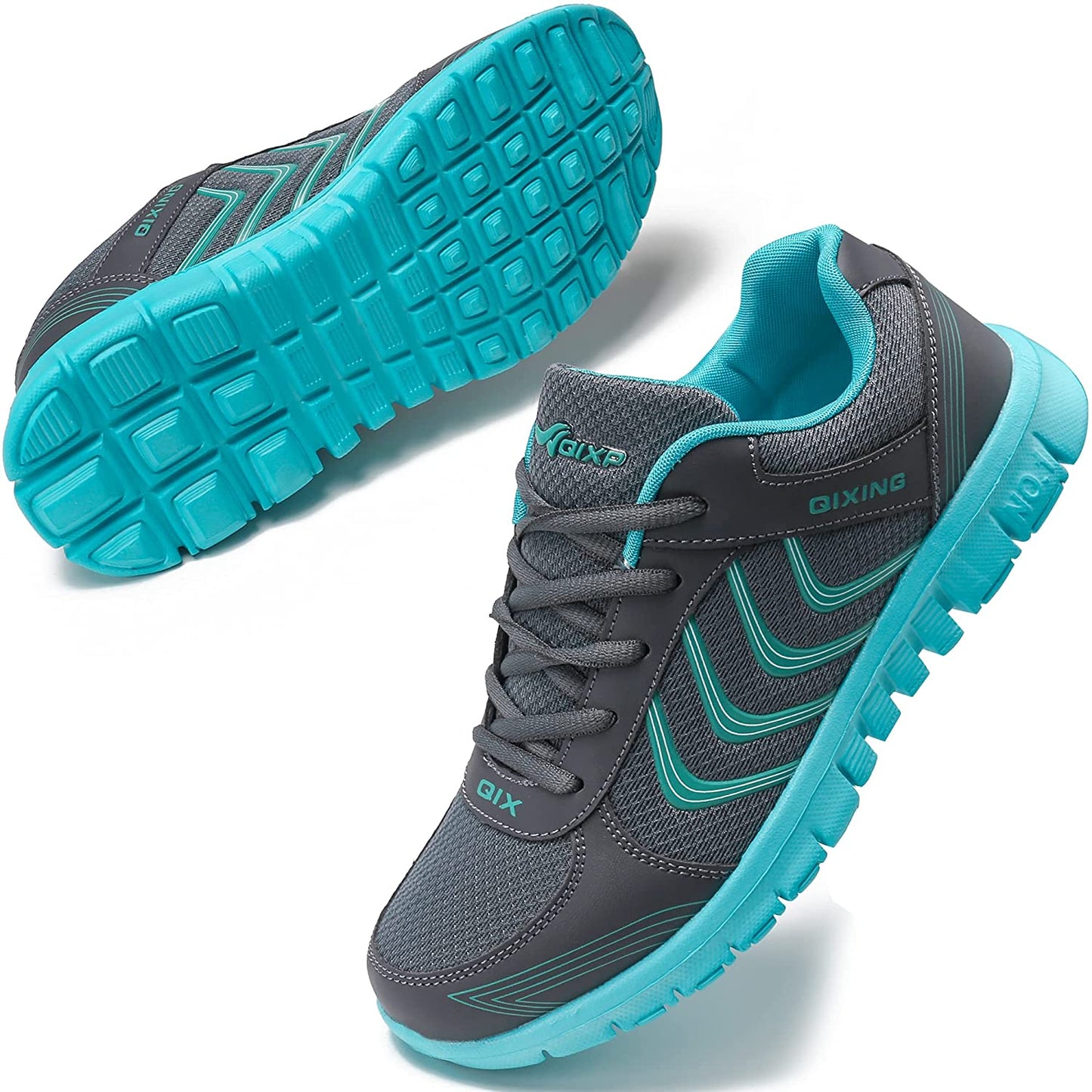 Women's Athletic Road Running Mesh Breathable Casual Sneakers Lace up Comfort Sports Student Fashion Tennis Shoes