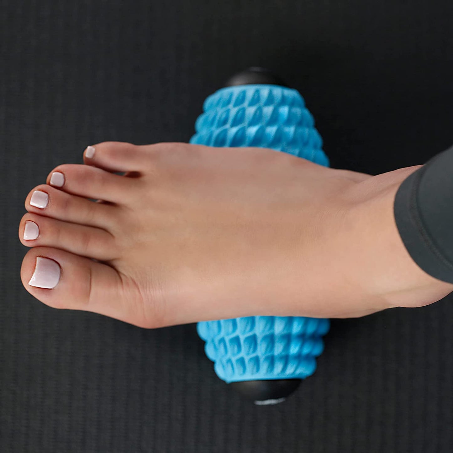 Foot Massager Roller & Spiky Ball Therapy Set - Massage Tool for Muscle Pain Relief from Plantar Fasciitis | Best for Trigger Point Release, Acupressure Reflexology with Ebook Guide