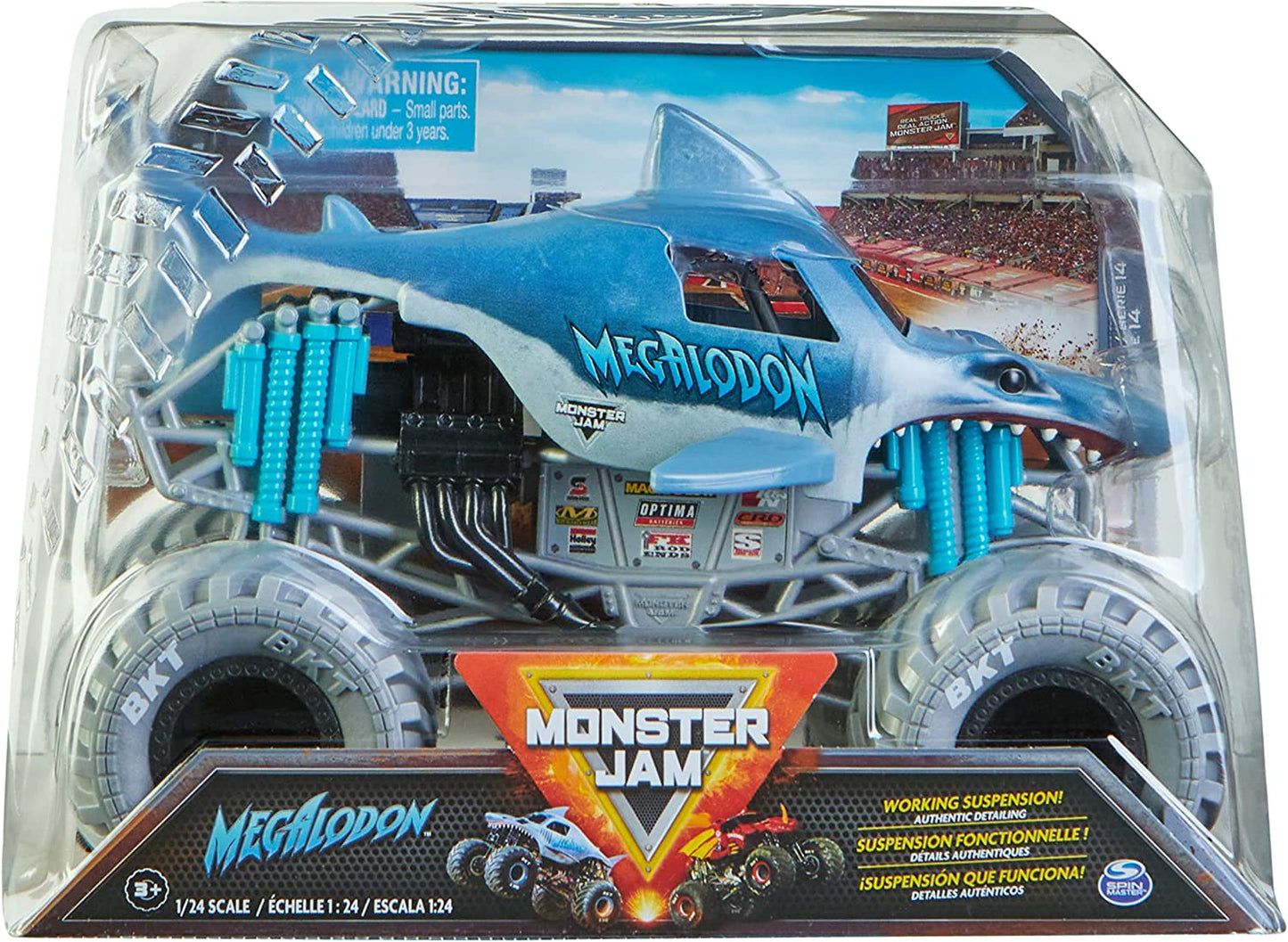 Monster Jam, Official Calavera Monster Truck, Collector Die-Cast Vehicle, 1:24 Scale, Kids Toys for Boys Ages 3 and Up