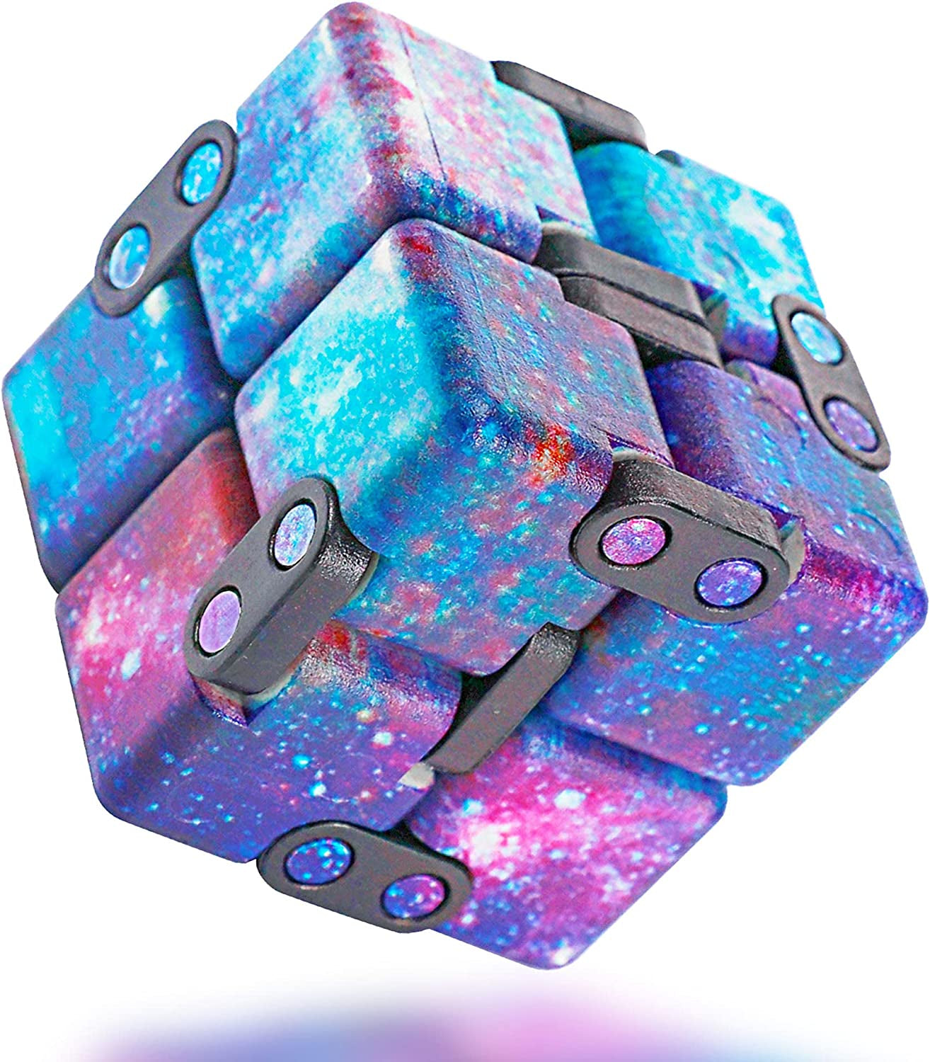 Fidgets Toys Fidget Cubes 2PCS Infinity Cubes for Kids & Teen & Adult, Cool Stuff Adult Toys Mini Gadget Best for Stress or Anxiety Relief and Kill Time, Sensory Toys Unique Teacher Appreciation Gifts