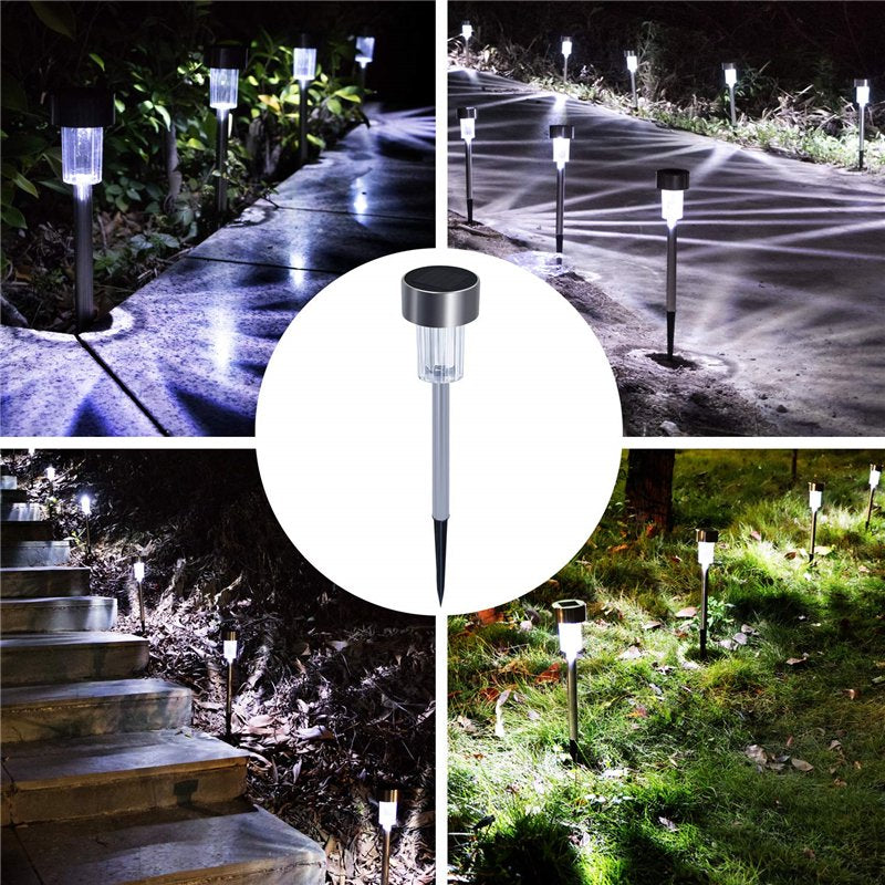 24 Brightest LED Waterproof Stake Light Set for Walkway, Patio, Path, Lawn, Garden, Yard Decor