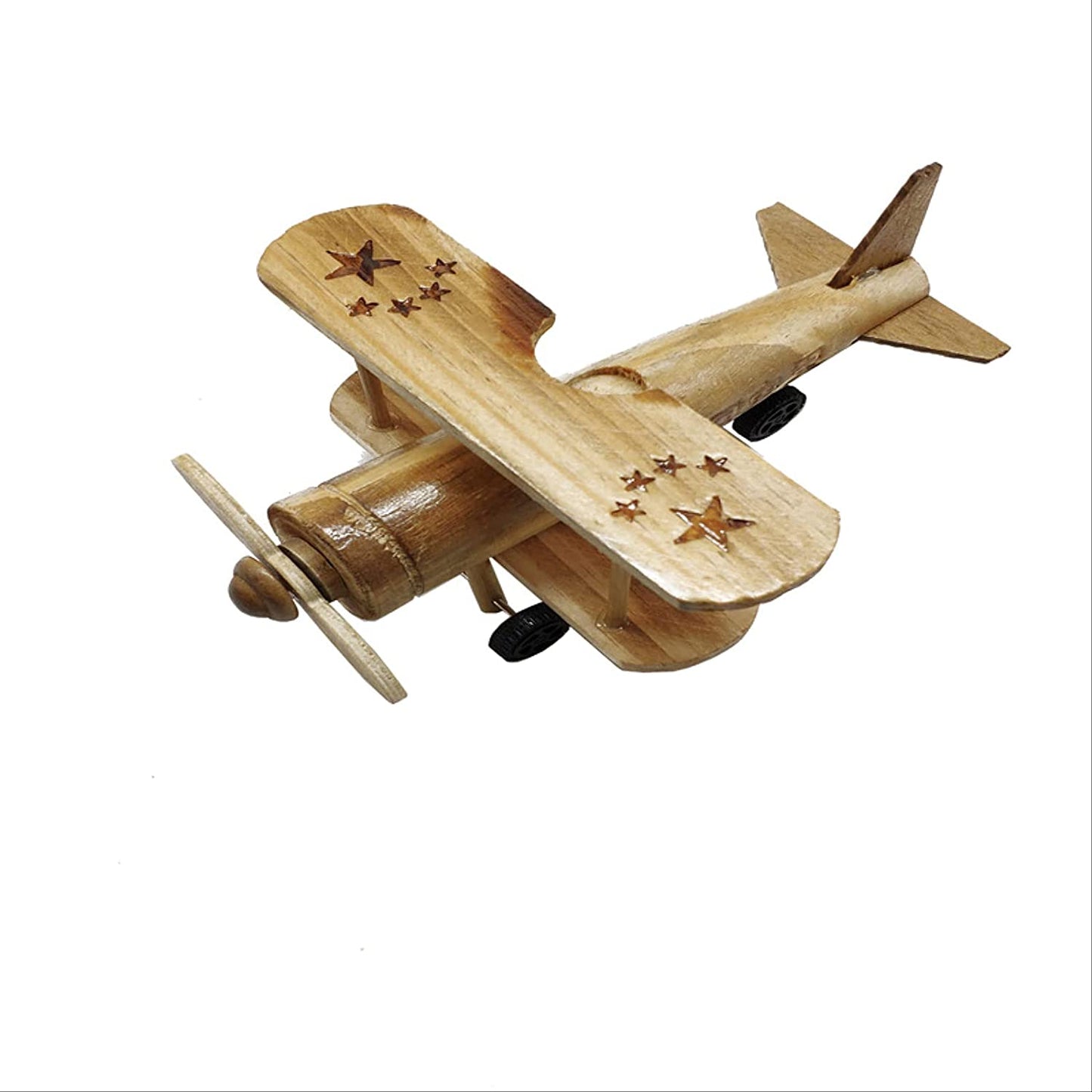 Hands Craft Airplane DIY 3D Wooden Puzzle Model Kit - Laser Cut Wooden Puzzle Craft Kit, Brain Teaser and Educational STEM DIY Building Model Toy,Fighter Jet