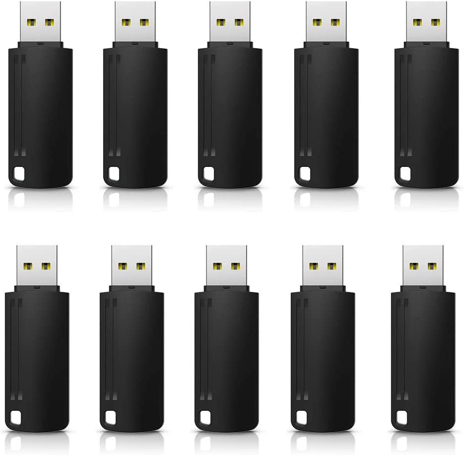 64GB USB Flash Drive 10 Pack Thumb Drive Flash Drive 64 GB USB Stick Jump Drive USB 2.0 Thumb Drives Pen Drive