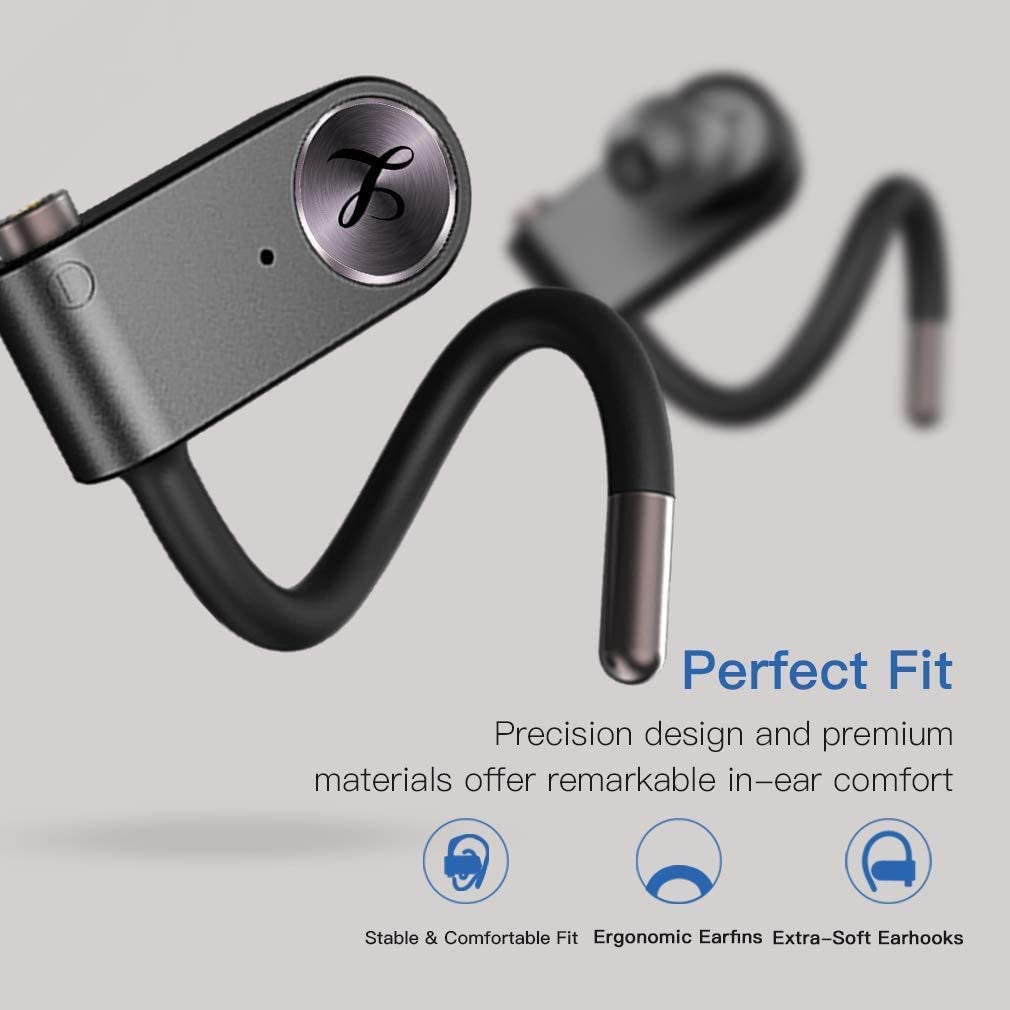 Wireless Earbuds Sports World Bluetooth 5.0 Earphones Driving Headset Stereo in Ear 110H Playtime HD Call Talk Headphones Deep Bass with Charging Case
