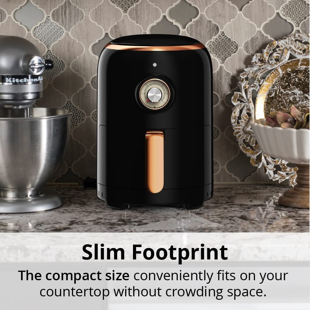 Aria Premium 2 Qt. Retro Style Ceramic Air Fryer