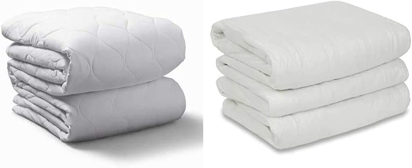 Sunbeam MSU6SQS-T000-11A00 Mattress Pad | Water-Resistant, 10 Heat Settings, Queen, White