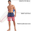  Mens Swim Trunks Quick Dry Board Shorts with Zipper Pockets Bathing Suit