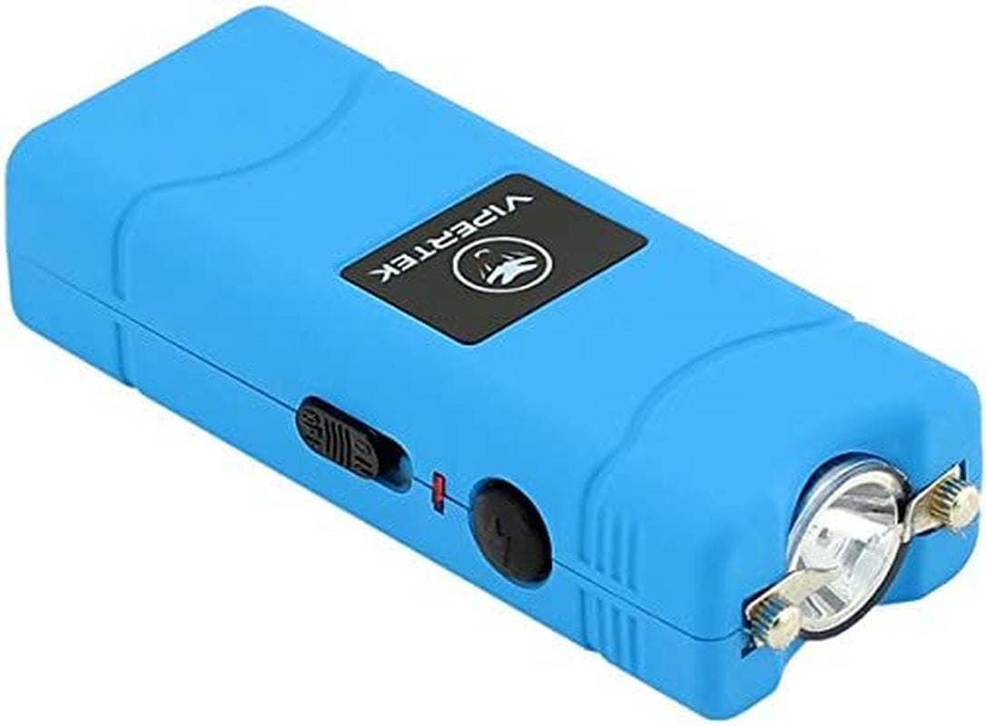 35 Billion Micro Stun Gun - Rechargeable with LED Flashlight, Blue