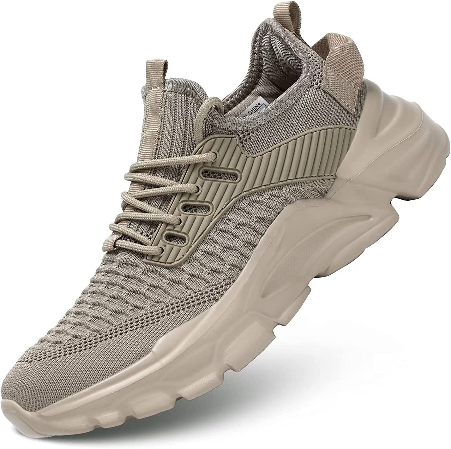 Men's Running Shoes Non Slip Shoes Breathable Lightweight Fashion Sneakers Slip Resistant Athletic Sports Walking Gym Work Shoes