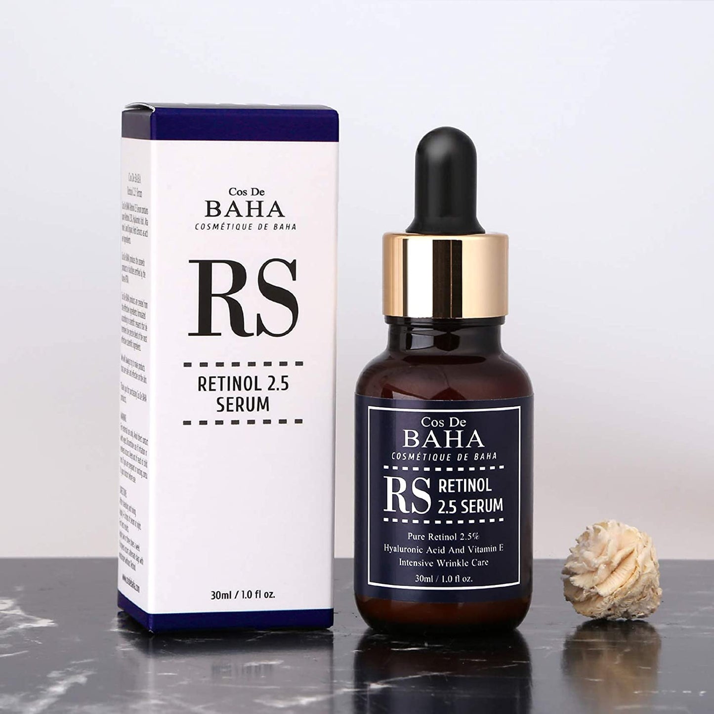 Retinol 2.5% Solution Facial Serum with Vitamin E