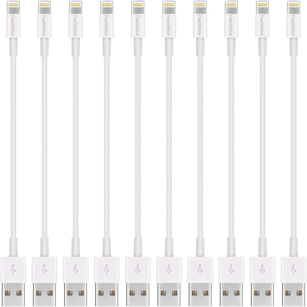 5 Pack 3Ft Standard Lighting to USB Cable Compatible with Iphone/Ipad/Ipod, 5V