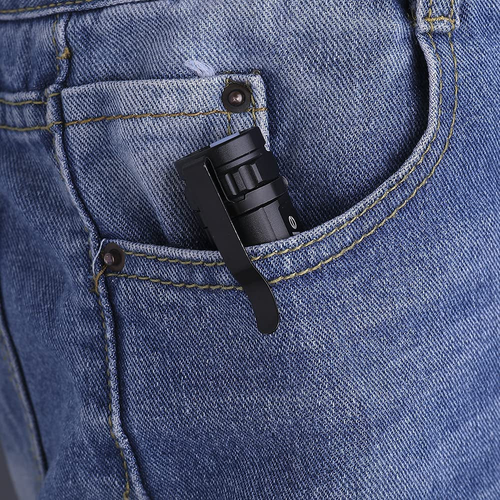 Pack of 5 Mini Small Pocket LED Flashlight USB Rechargeable