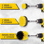  4 PCS Drill Brush Attachment Set Power Scrubber Drill Cleaning Brush Kit for Bathroom, Floor, Tub, Shower, Grout, Tile and Kitchen Surface