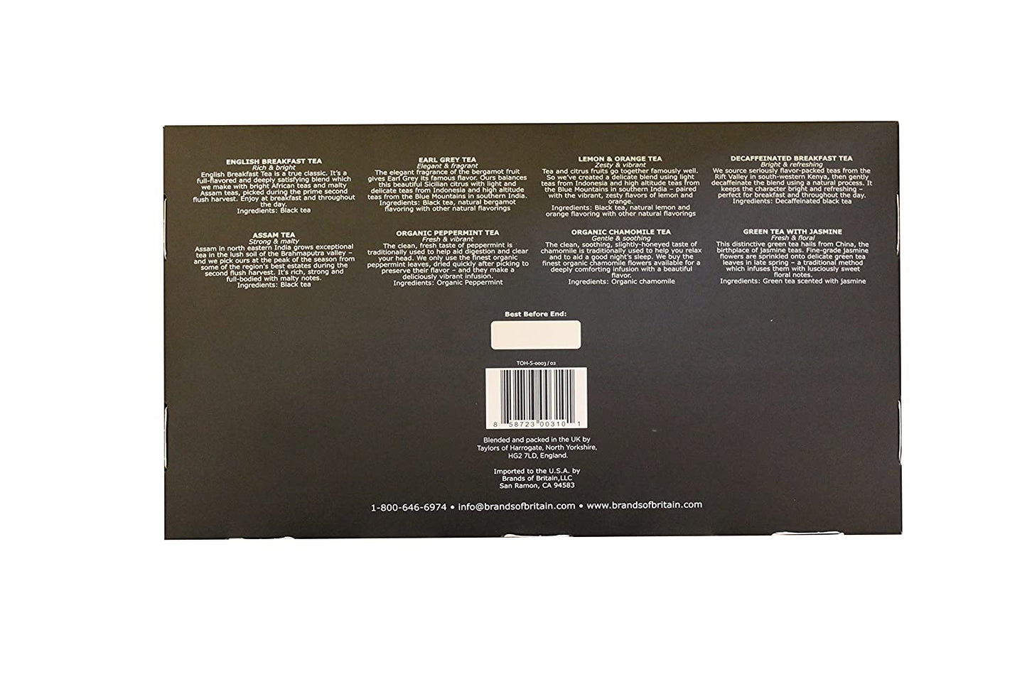 Taylors of Harrogate Assorted Specialty Teas Box , 48 Count