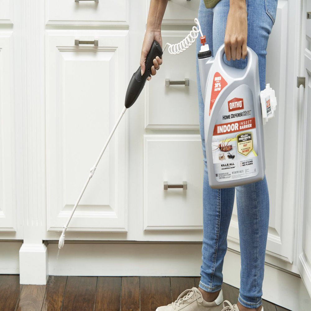 Ortho Home Defense Max Indoor Insect Barrier with Extended Wand, 1 Gal.