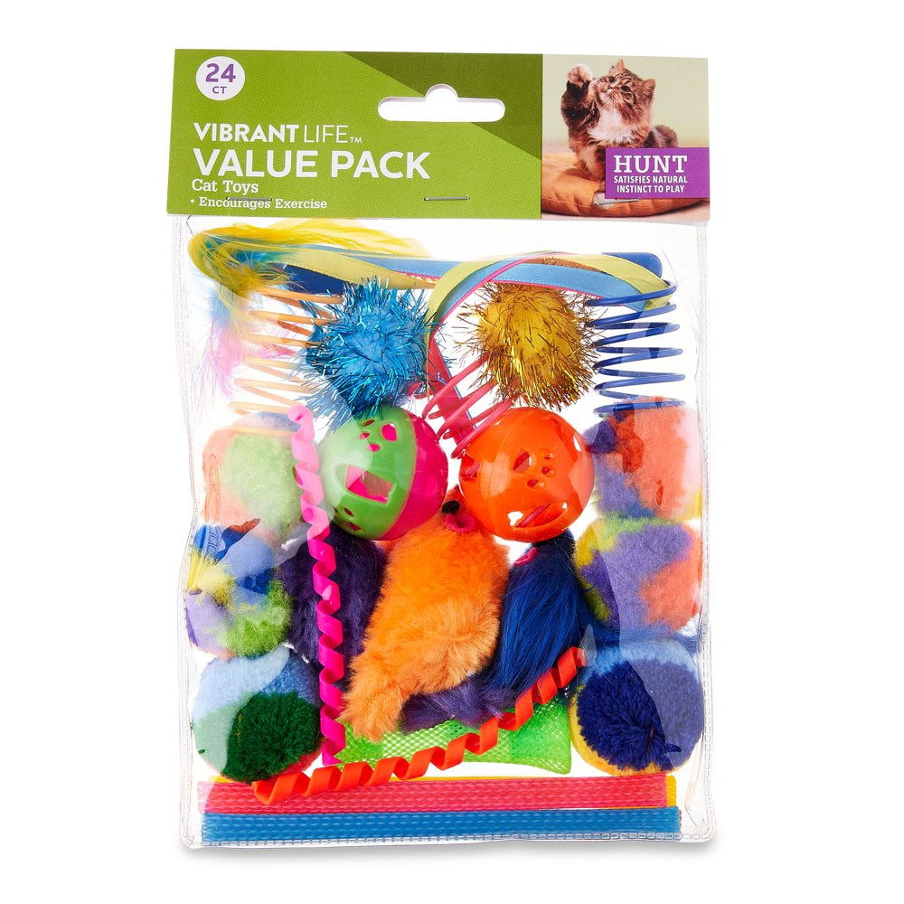 24 Piece Value Pack Cat Toys